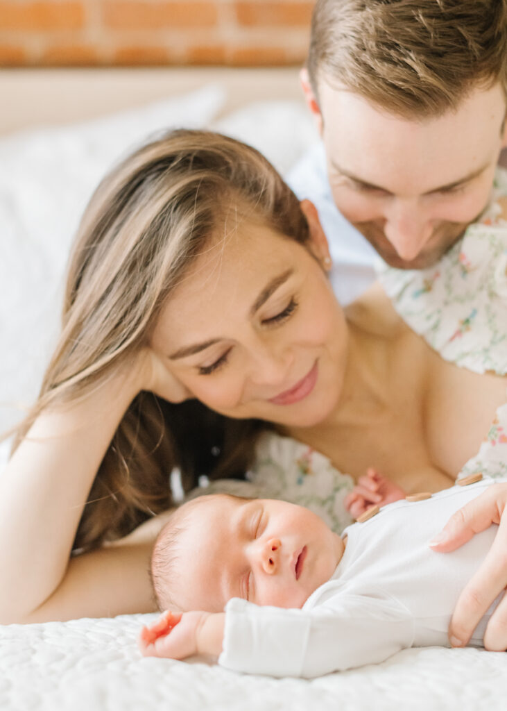 Mom, Dad and Newborn Baby in Washington, DC